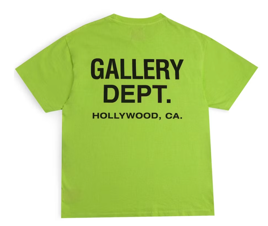 Gallery Dept. Souvenir T-shirt Lime Green