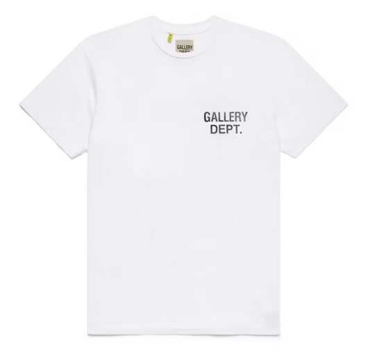 Gallery Dept. Souvenir T-Shirt White Black