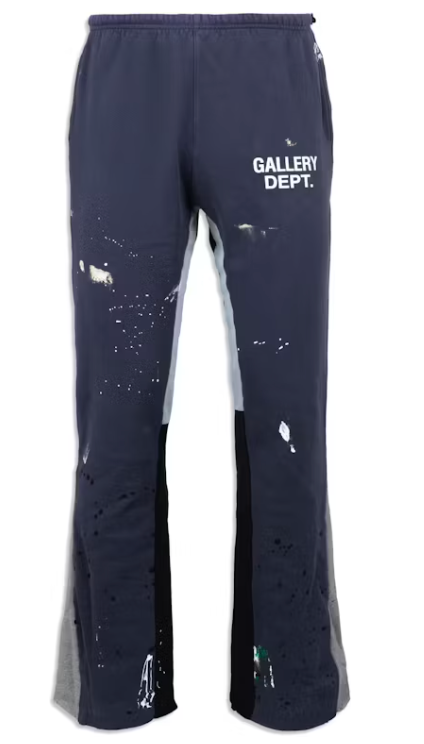 Gallery Dept. Painted Flare Sweat Pants Navy