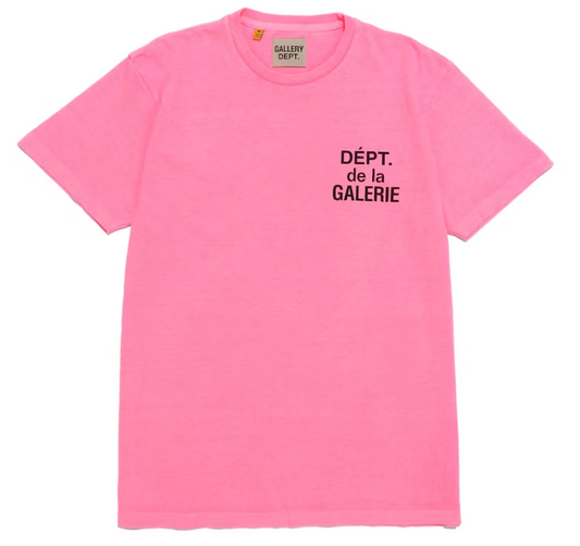 Gallery Dept. French T-shirt Flo Pink